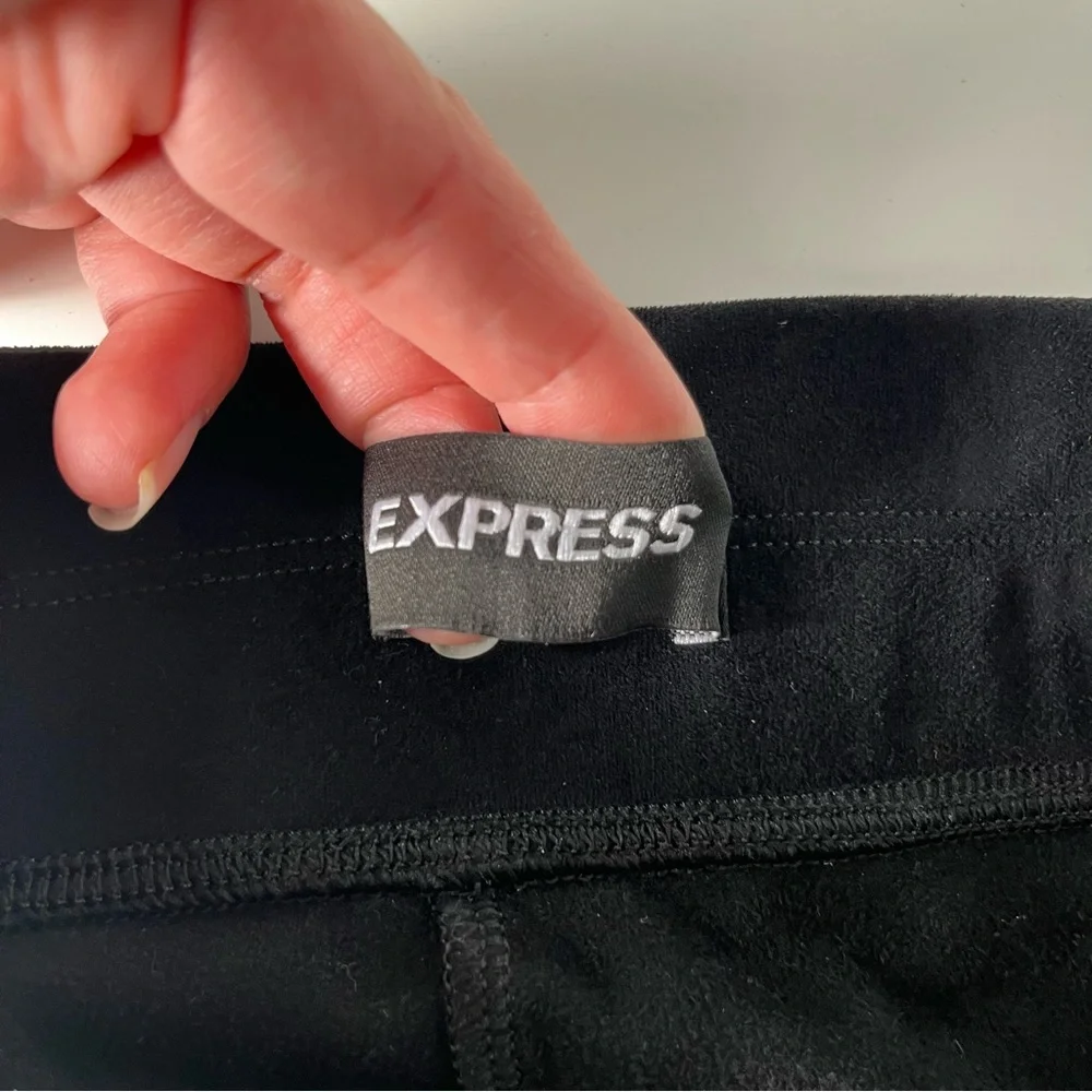 Express Leggings Super High Rise Stretch Black Size Small Great Condition Used - Picture 9 of 10